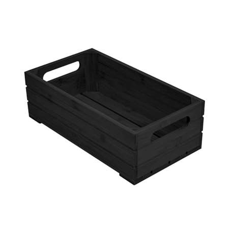Image de BOÎTE BUFFET GN 1/3 32,5x17,6x10 CM NOIR BAMBOU