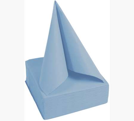 Image de SERVIETTE MICRO-GAUFRE 38 X38CM BLEU CIEL