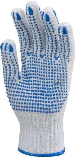 Image de GANT TRICOTE AVEC PICOTS BLEU