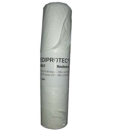Image de TABLIER PE-BD BLANC STD EN ROULEAU