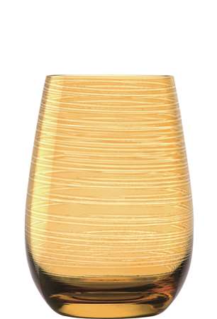 Image de VERRE GOCELET TWISTER AMBER 46CL SET6
