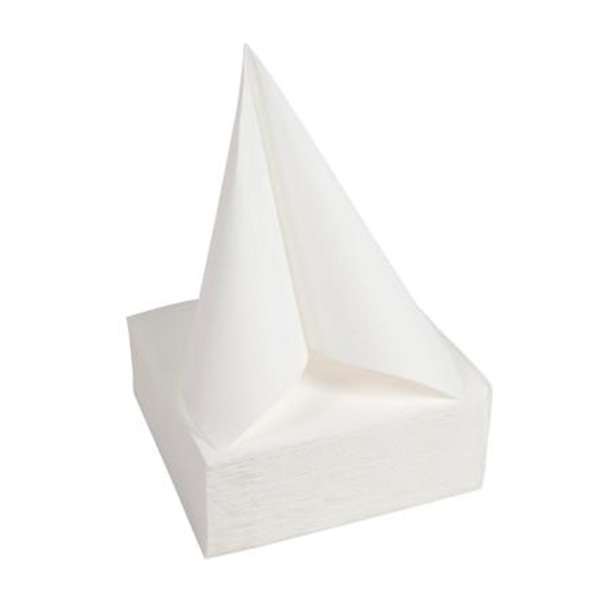 Image de SERVIETTE MICRO-GAUFREE 38 X38CM BLANCHE
