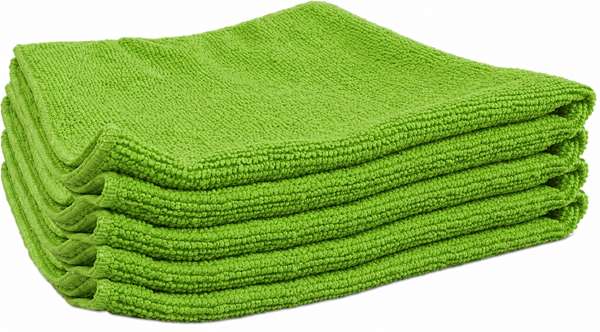 Image de LAVETTE MICROFIBRE CLASSIC 230 g/m² 38x38cm VERT