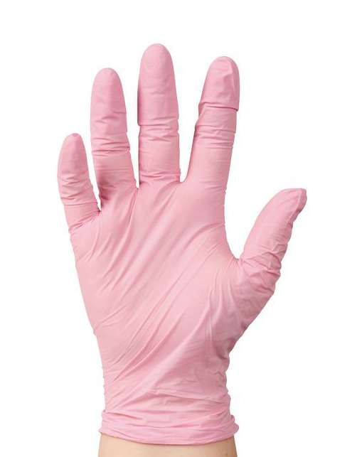 Image de GANT NITRILE ROSE NON POUDRE TAILLE XL