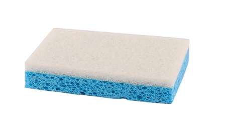 Image de TAMPON EPONGE BLEU RECURANT BLANC 130x90mm