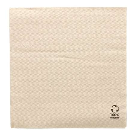 Image de SERVIETTE ECOLABEL 33 X33CM NATURAL OUATE RECYCLEE