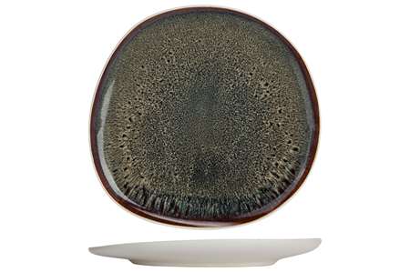 Image de ASSIETTE PLATE MAUNA ORGANIQUE 27x26.5xH2.5CM