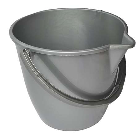 SEAU 12L GRIS ECOGREEN