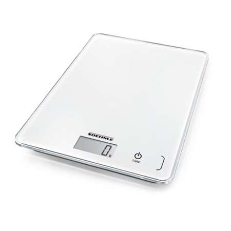 Image de BALANCE ELECTRONIQUE COMPACT 300 BLANC VERRE 5KG