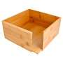 DISTRIBUTEUR SERVIETTES 21x21x10 CM NATUREL BAMBOU