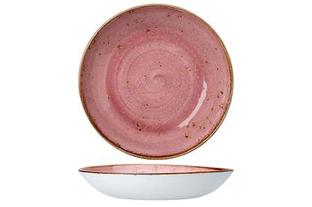 Image de ASSIETTE CREUSE Ø21.5CM CRAFT RASPBERRY SET12