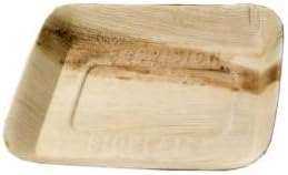 Image de ASSIETTE PALMIER CARREE 17X17CM