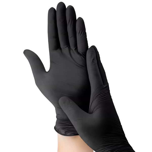 Image de GANT NITRILE NOIR NON POUDRE T7/8 - M