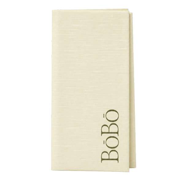 Image de SERVIETTE PERSO SETA SPUN IVOIRE PLIAGE LUNCH IMP 1C BOBO
