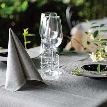 Image de SERVIETTE AIRLAID 40 X 40CM DECOR BATIK GRAFITE