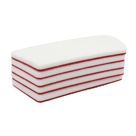 Image de COMPRIMEX MOP DETACHANT POUR TRAPEZE 25cm VELCRO ROUGE