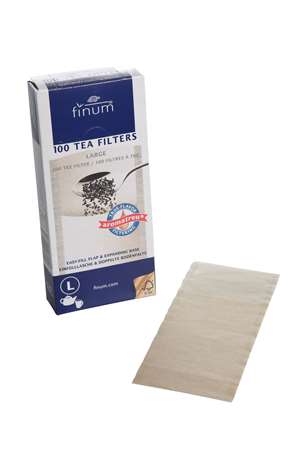 Image de FILTRE A THE NATUREL FINUM L8.2xH.18.2CM SET100