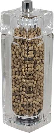 Image de MOULIN A POIVRE 14.5CM GENOVA ACRYL