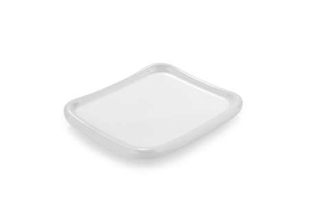 Image de MINI ASSIETTE CARREE 12CM MELAMINE BLANC