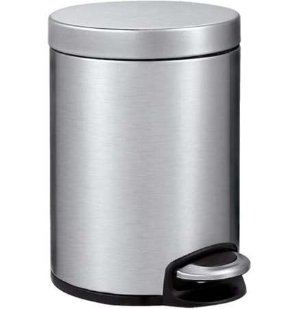 POUBELLE A PEDALE 5L INOX MAT