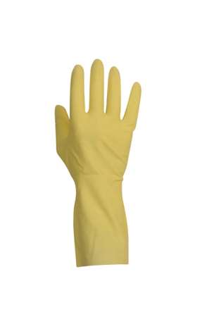 GANT MENAGE JAUNE LATEX FLOCKE T6