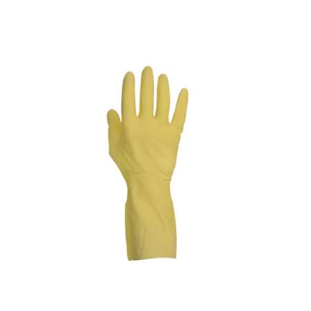 GANT MENAGE JAUNE LATEX FLOCKE T8