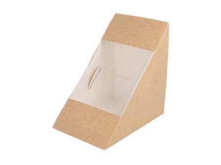 Image de BOÎTES SANDWICH AVEC FENÊTRE - TRIPLE 'THEPACK' 220 G/M2