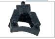 Image de PINCE FIXE MANCHE CAOURCHOUC DIAM 22 CM