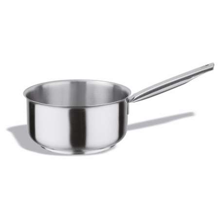 Image de CASSEROLE Ø22 CM INOX-PRO FORME FRANCAISE ACIER INOXYDABLE