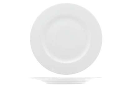 Image de HOTEL ASSIETTE PLATE D24CM PORCELAINE AVEC LOGO