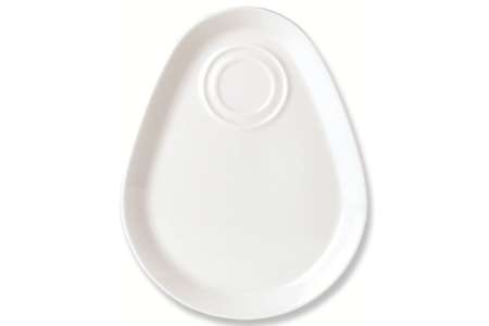 Image de ASSIETTE SPECIALE 25.5CM SIMPLICITY WHITE COMBI AVEC LOGO