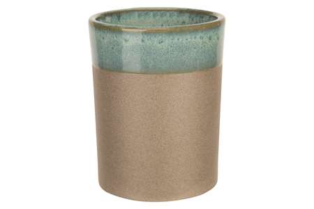 Image de GOBELET Ø6.5XH.8.6CM BASALT OCEAN GREEN 17CL