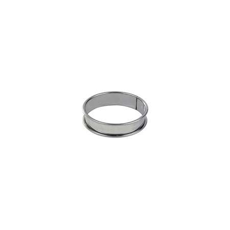 Image de CERCLE Ø10XH.2CM A TARTE BORD ROULE INOX