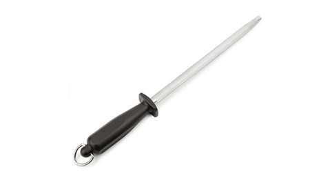 Image de FUSIL À AIGUISER CHROME ET DIAMANT MÈCHE RONDE 240 MM / Ø10
