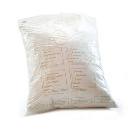 Image de SACHETS LINGE À LAVER 43x62 CM BLANC LDPE (250 UNITÉ)