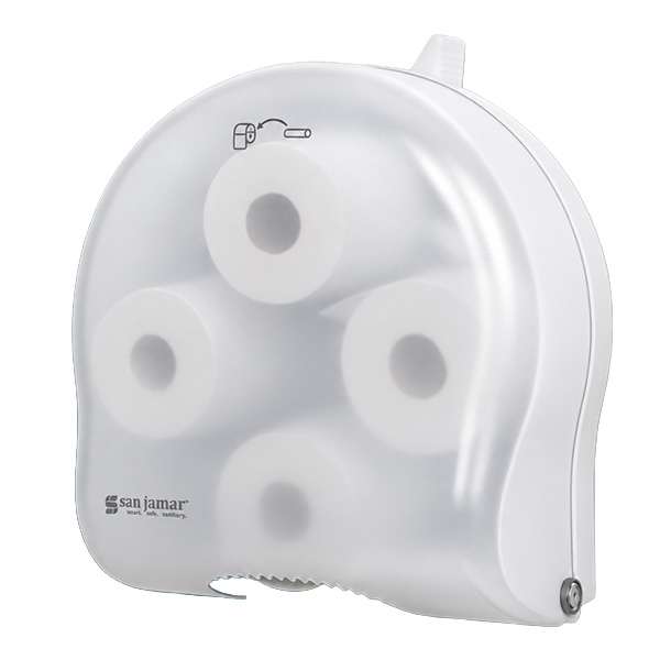 Image de DISTRIBUTEUR CAROUSSEL 4 ROULEAUX BLANC