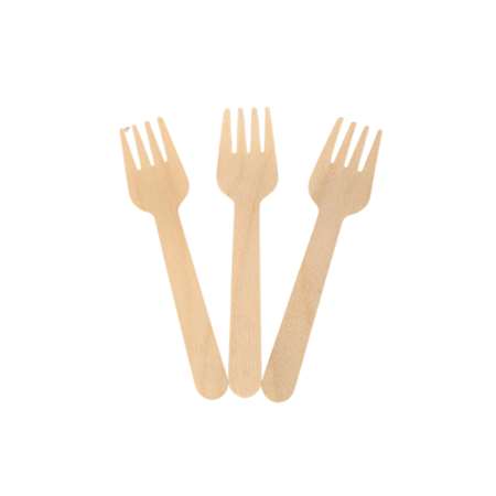 Image de MINI FOURCHETTE BOIS 95MM