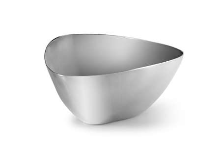 Image de BOL 10X10XH.4.5CM TRIANGULAIRE INOX