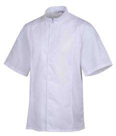 Image de VESTE MIXTE SIAKA MC BLANC NID D'ABEILLE T3