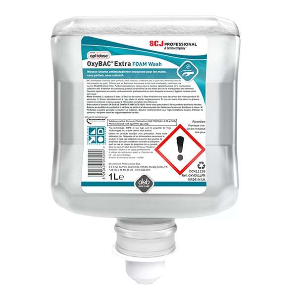 Image de OXYBAC EXTRA MOUSSE LAVANTE ANTIMICROBIENNE MAIN 1L