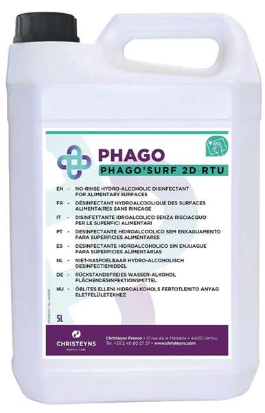 Image de CHRISTEYNS PHAGO'SURF 2D 5 L (x2) PACK D