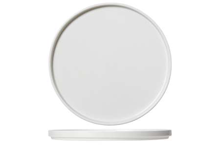 Image de ASSIETTE Ø28.5XH.2CM TASTE STACK BLANC SET6