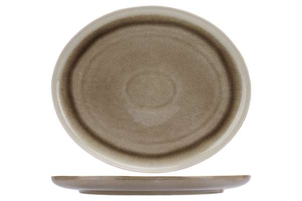 Image de ASSIETTE OVALE 36X30,5XH2,7CM FOREST