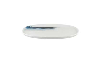 Image de ASSIETTE OVALE BLUEWAVE 34CM