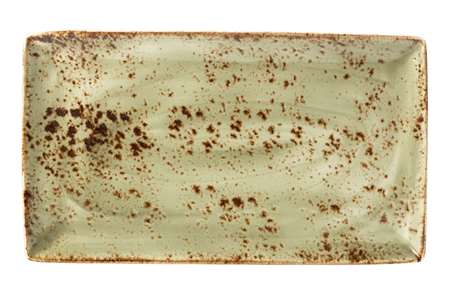 Image de ASSIETTE RECTANGULAIRE CRAFT GREEN THREE 33X19CM SET6