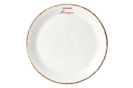 Image de ASSIETTE Ø25.2CM BROWN DAPPLE STEELITE ROTISSERIE MONTAIGNE