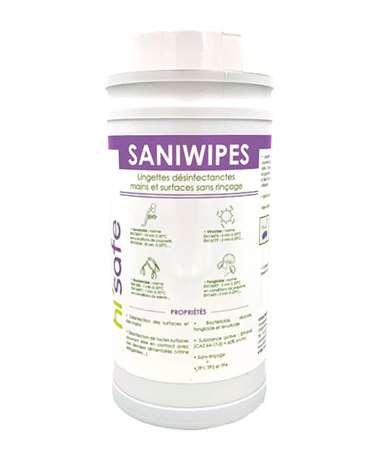 Image de HITAM SANIWIPES LINGETTE DESINFECTANTE