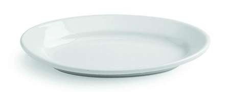 Image de ASSIETTE OVALE PORCELAINE ALBERGO 31.9x21.7cm