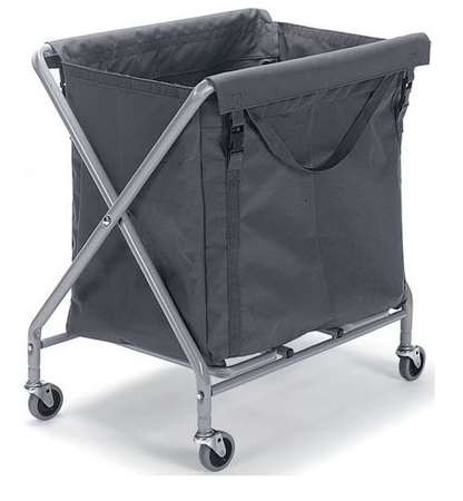 CHARIOT A LINGE 'X' PLIANT + 1 SAC EN TOILE RENFORCEE NX1501