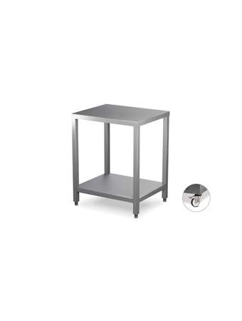 Image de TABLE POUR FOUR OVEN 90 AVEC ROUES